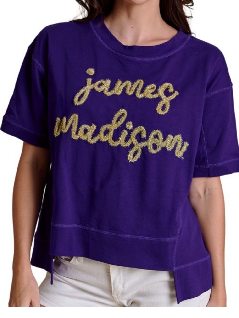 Stewart Simmons James Madison University Boxy Top XL NWT JMU
